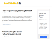 Tablet Screenshot of pankki-opas.com